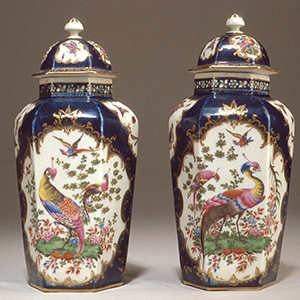 Pair of Vases and Covers
