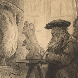Auguste Rodin at Work