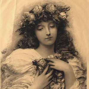 Woman with a Wreath of Flowers (Flora)
