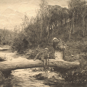 Landscape with two Firewood Gatherers