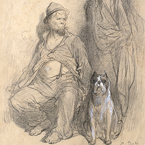 Man, Woman, and Dog