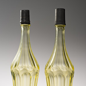 Pair of Bar Bottles and Caps