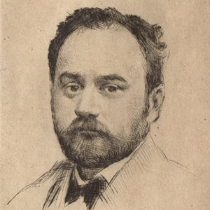Emile Zola, front view