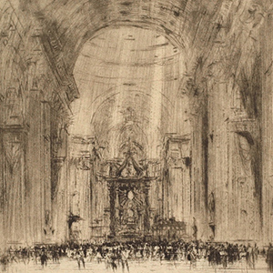 The Interior of St. Peter's, Rome