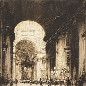 The Interior of St. Peter's, Rome