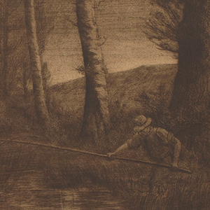 Fisherman with a Hoop-net (La peche à la truble)