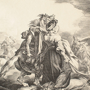 Mameluck Defending a Wounded Trumpeter