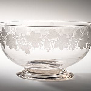 Footed Punch Bowl