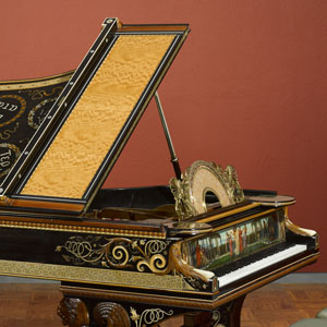 Model D Pianoforte and Stools