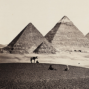 The Pyramids of El-Geezeh from the southwest