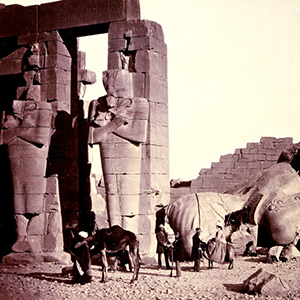 The Rameseum of El-Kurneh, Thebes, first view