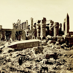 The Temple of El-Karnak, from the southeast