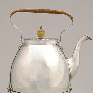 Tea Kettle, Stand, and Lamp