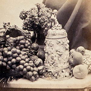 Ivory Tankard and Fruit