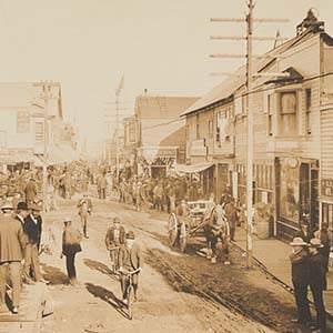 Front Street Nome Looking East