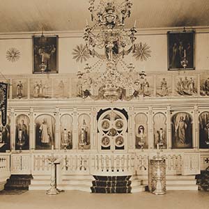 Interior of a Greek Church, Unalaska