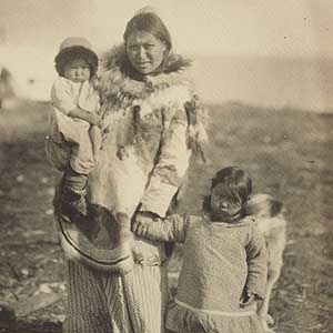 Inuit Mother and Children