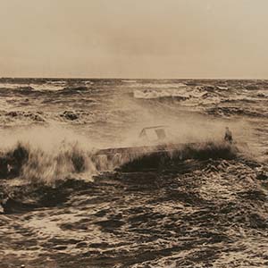 Wreck of The Gov. Perkins on Nome Beach