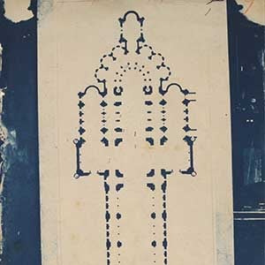 Drawing of Cathedral Floorplan