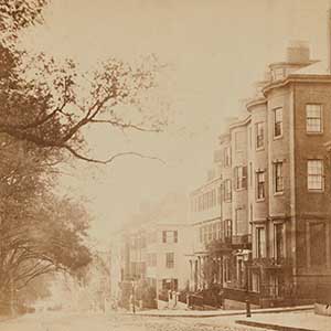 View of Beacon Street near the Park