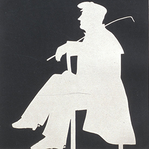 Silhouette of Lord Byron, cut by Mrs. Leigh Hunt