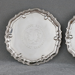 Pair of Salvers