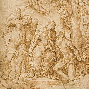 The Virgin and Child with Saints Michael and Jerome