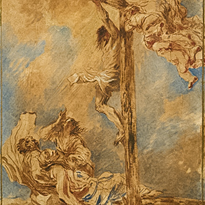 Crucifixion with the Virgin, Saints John and Mary Magdalene, and God the Father
