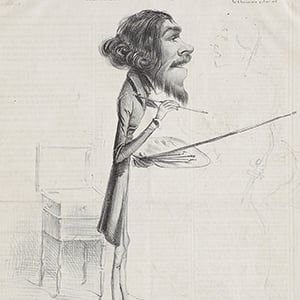 Eugène Delacroix, from the Panthéon Charivarique