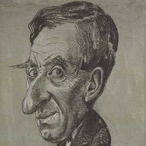 Caricature of a Man with a Snuff Box