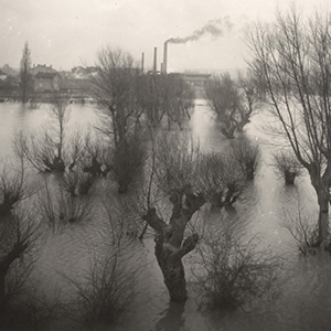 Flooding of the River Rhône at Gisors