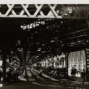 Under the El at the Battery, New York
