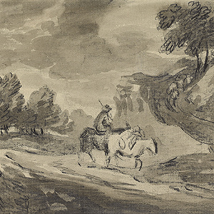 Rocky Landscape with Horseman and Packhorse