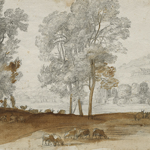 Pastoral Landscape with Trees