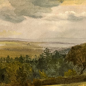 Extensive Landscape with Clouds