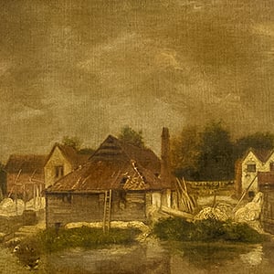 Sheds and Old Houses on the Yare