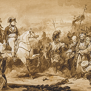 Bonaparte at the Battle of Aboukir