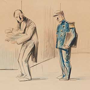 Policeman and Waiter