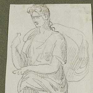 Draped Classical Female Figure