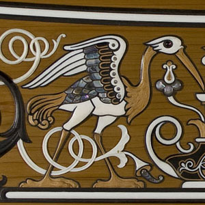 Sample panel for the Marquand Music Room