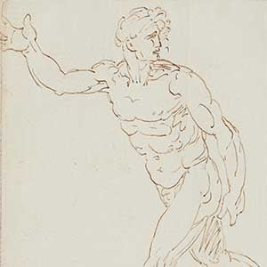 Striding Male Nude