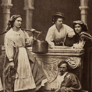 Figures at the Well, Cloister of San Giobbe, Venice (Donne al Pozzo, Chiostro di San Giobbe, Venice)