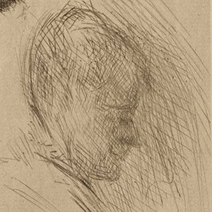 Head of a Woman Facing Right (Tête de femme tournée vers la droite)