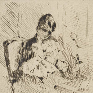 The Embroideress (La Brodeuse)