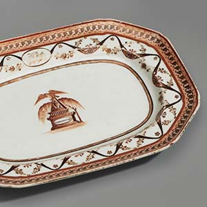 Octagonal Plate from the George Washington Memorial Service