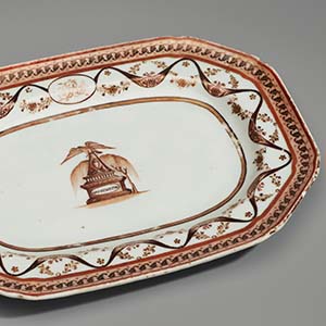 Octagonal Plate from the George Washington Memorial Service
