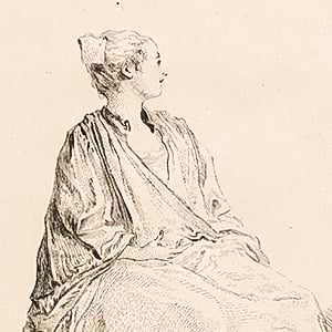 Seated Woman Facing Right