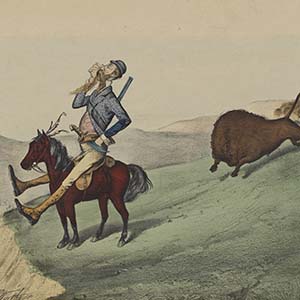 A Swell Sport on a Buffalo Hunt