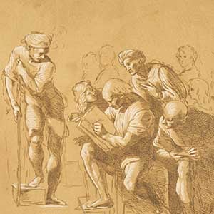 Study for Pythagoras and his Pupils in the School of Athens