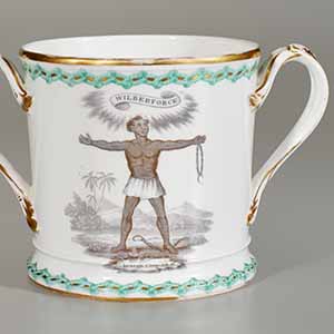 Two-handled Cup commemorating William Wilberforce and the abolition of slavery in Britain